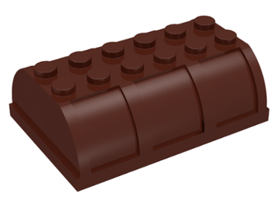 Trunk / Chest Lid 4 x 6 x 1 2/3 in Brown