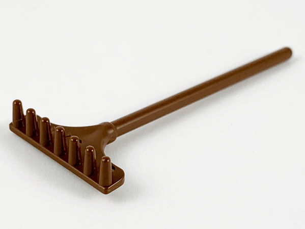 Fabuland, Equipment Rake in Brown