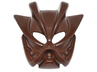 Large Figure Mask Kakama Nuva in Brown