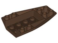 Brick Wedged, Curved Inverted 6 x 4 in Brown