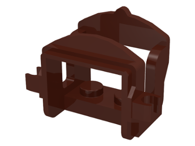 Animal / Creature Accessory, Saddle [Two Clips] in Brown