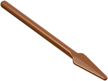 Weapon Pike / Spear Round End in Brown