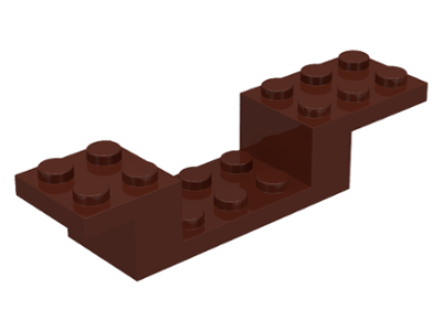 Bracket 8 x 2 x 1 1/3 in Brown