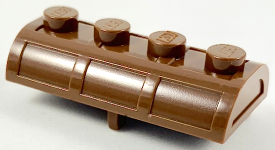 Treasure Chest Lid [Thick Hinge] in Brown
