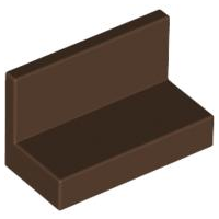 Panel 1 x 2 x 1 [Square Corners] in Brown