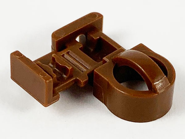 Technic Flex Cable End - Ball Connection with Cage in Brown