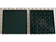 Tile 6 x 6 with Bottom Tubes in Dark Green