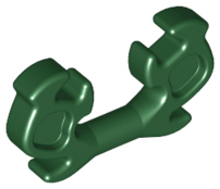 Headwear Accessory Ninja Helmet Horn/Antlers, Elaborate in Dark Green