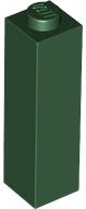 Brick 1 x 1 x 3 in Dark Green