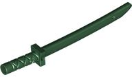 Weapon Sword / Katana / Shamshir with Capped Pommel [Square Guard] in Dark Green