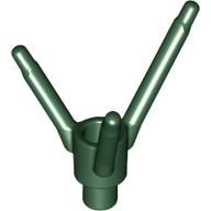 Plant, Flower Stem with Bottom Bar in Dark Green