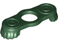 Minifig Neckwear Epaulette in Dark Green