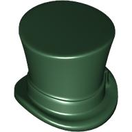 Tall Top Hat [PLAIN] in Dark Green