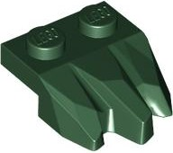 Plate Special 2 x 3 with Rocks in Dark Green