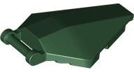 Windscreen 6 x 4 x 1 Hexagonal with Handle in Dark Green