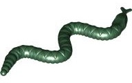 Animal, Snake, Small in Dark Green