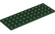 Plate 4 x 12 in Dark Green