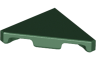 Tile 45° Cut 2 x 2 (Triangle) in Dark Green