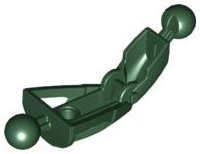 Large Figure Skeletal, Limb, with 2 Ball Joints, and 1 Hole (Toa Nuva) in Dark Green