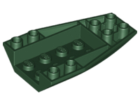 Brick Wedged, Curved Inverted 6 x 4 in Dark Green