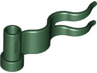 Flag 4 x 1 Wavy [First Wave Right] in Dark Green