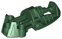 Large Figure Foot, Toa Metru in Dark Green