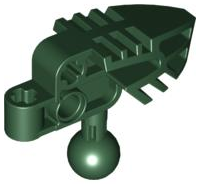 Large Figure Head Connector Block (Vahki) in Dark Green