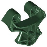 Large Figure Chest Cover (Toa Metru) in Dark Green