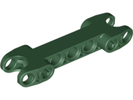 Technic Axle and Pin Connector 2 x 7 with Two Ball Joint Sockets in Dark Green