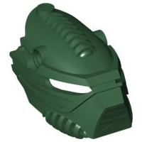 Large Figure Head Toa Hordika Vakama in Dark Green