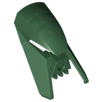 Large Figure Mask Kualsi in Dark Green