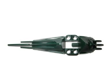 Large Figure Foot, Long, Pointed Barraki Pridak in Dark Green