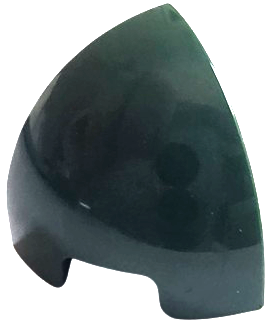 Brick Round Curved 1 x 1 x 1 Quarter Dome in Dark Green