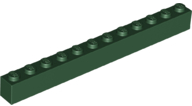 Brick 1 x 12 in Dark Green