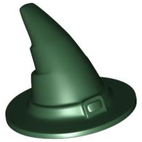 Hat, Wizard in Dark Green