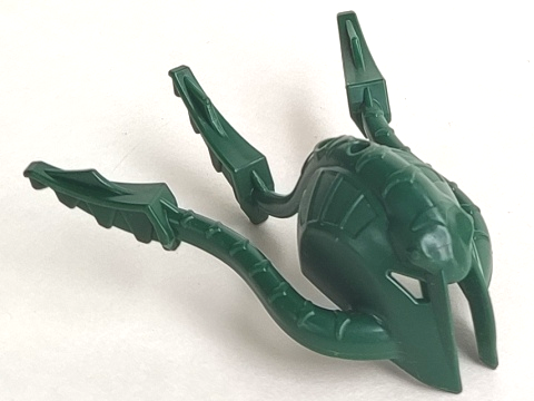 Large Figure Mask Snake (Vastus) in Dark Green