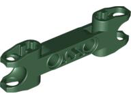 Technic Axle and Pin Connector 2 x 7 with Two Ball Joint Sockets, Squared Ends and Axle Hole in Center in Dark Green
