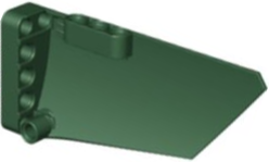 Technic Panel Fairing #17 Large Smooth, Side A in Dark Green