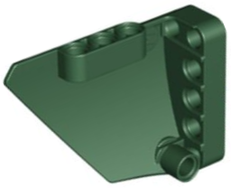 Technic Panel Fairing #14 Large Short Smooth, Side B in Dark Green