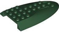 Aircraft Fuselage Curved Aft Section 6 x 10 Top in Dark Green