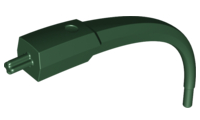 Large Figure Tail / Horn in Dark Green