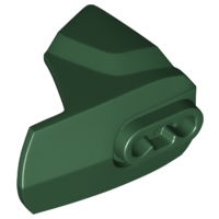 Large Figure Limb Cover, Size 4, Armor with Ball Joint Socket in Dark Green