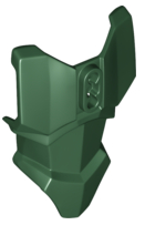 Large Figure Torso Cover, Armour with 2 Chest Holes and Ball Joint Socket in Dark Green
