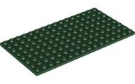 Plate 8 x 16 in Dark Green