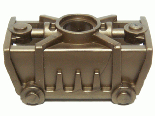 Large Figure Limb Cover (Toa Metru) in Flat Dark Gold