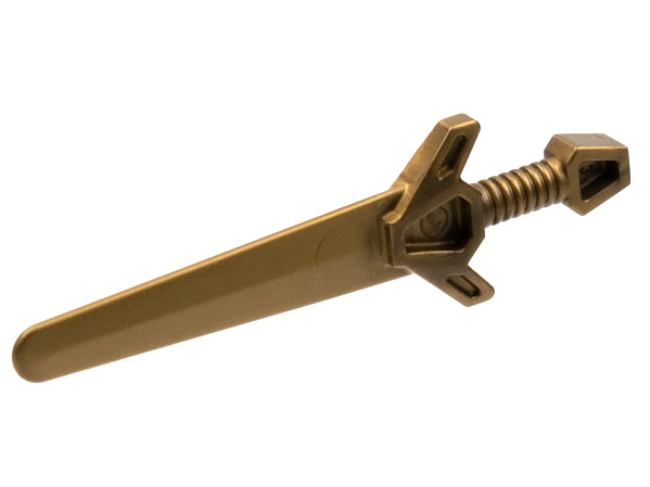 Weapon Sword / Greatsword Angular in Flat Dark Gold