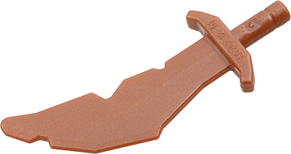 Weapon Sword / Scimitar Notched Blade in Copper