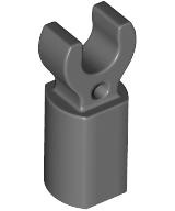 Bar Holder with Clip in Dark Bluish Gray
