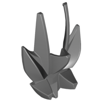 Large Figure Limb Cover, Armour with Spikes in Dark Bluish Gray