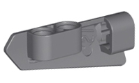 Technic Panel Fairing #21 5L Small Smooth, Side B in Dark Bluish Gray